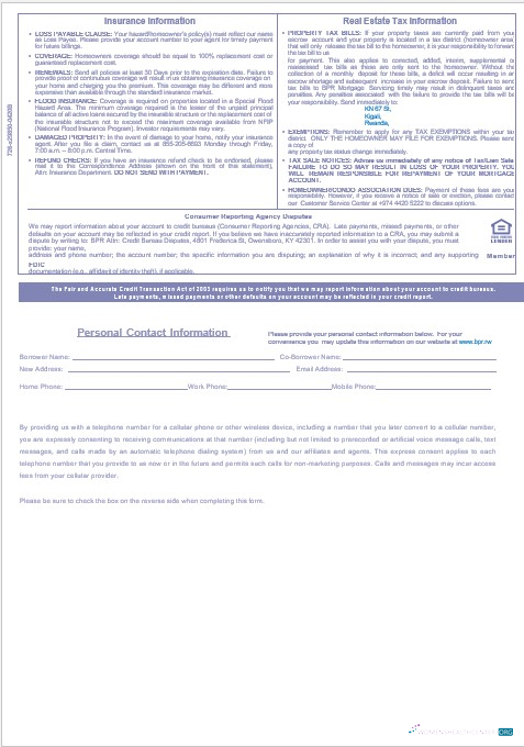 Download Rwanda BPR bank mortgage statement in Word and PDF formats 3 Photoshop template